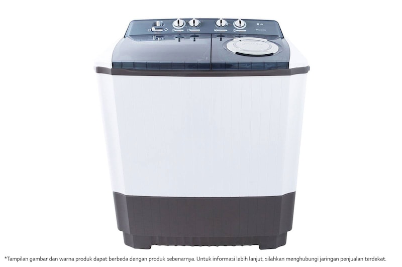 Tampak depan Mesin Cuci 2 Tabung 10kg(P1000RT)