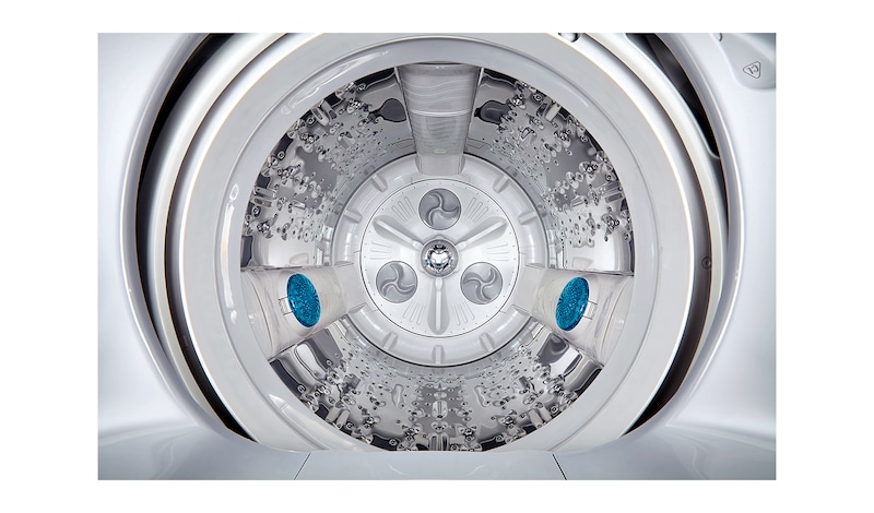 LG Mesin Cuci LG 8kg, Top Loading - Hemat Listrik dengan Smart Inverter, T2108VSAM