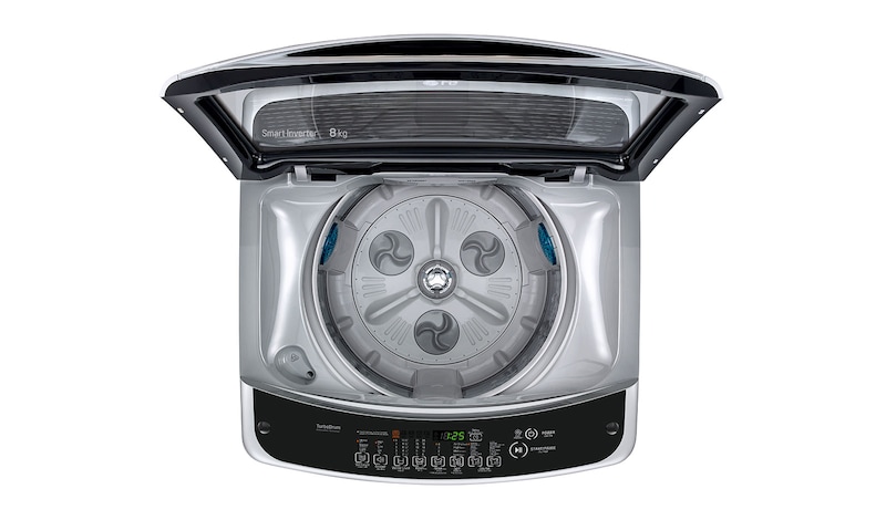 LG Mesin Cuci LG 8kg, Top Loading - Hemat Listrik dengan Smart Inverter, T2108VSAM