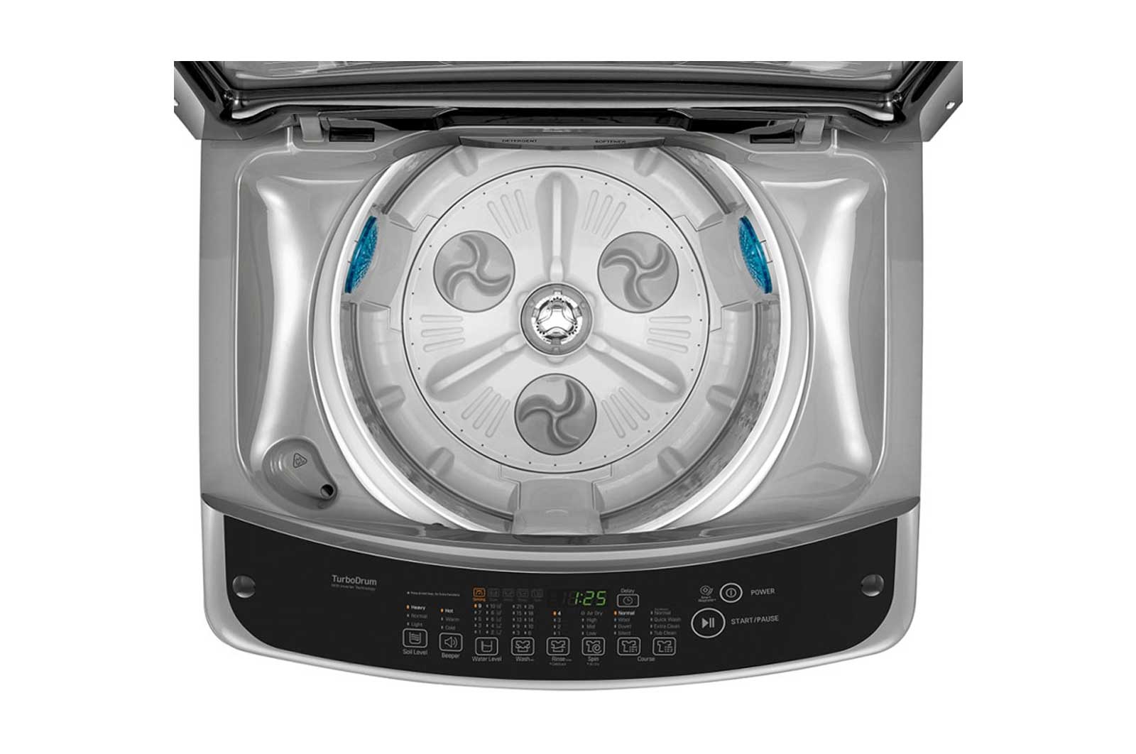 LG Mesin Cuci LG 9kg, Top Loading - Smart Inverter dengan Smart Motion, T2109VSAV