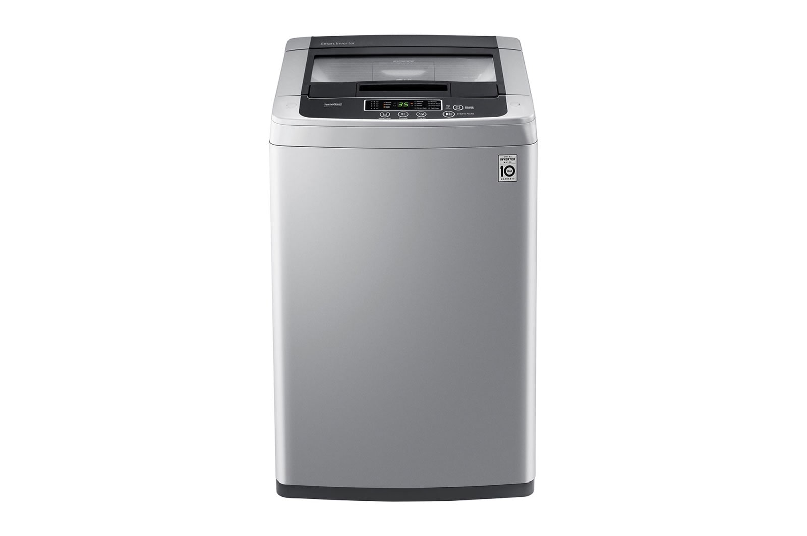 LG Mesin Cuci LG 8.5kg, Top Loading Smart Inverter Turbo Drum™, T2185VSPCK