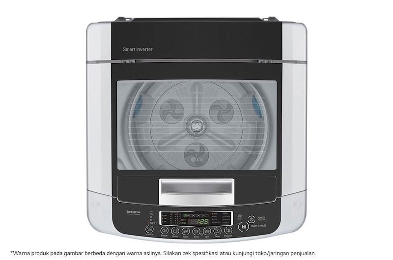 LG Mesin Cuci LG 16kg, Top Loading - Smart Inverter dengan Smart Diagnosis, T2516VSPM