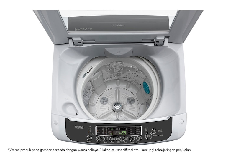 LG Mesin Cuci LG 16kg, Top Loading - Smart Inverter dengan Smart Diagnosis, T2516VSPM