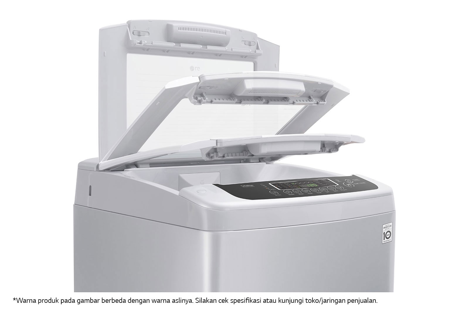 LG Mesin Cuci LG 16kg, Top Loading - Smart Inverter dengan Smart Diagnosis, T2516VSPM