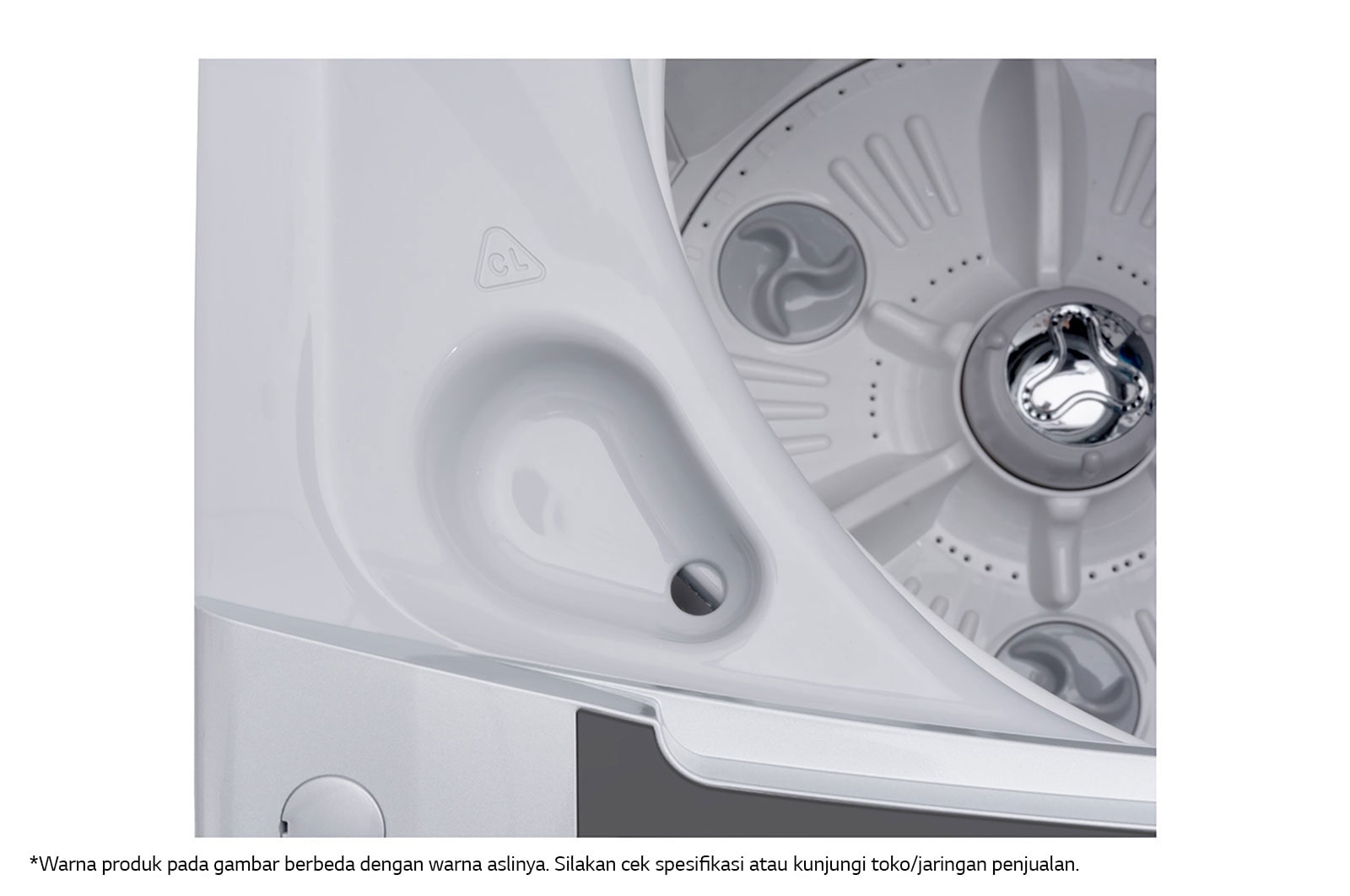 LG Mesin Cuci LG 16kg, Top Loading - Smart Inverter dengan Smart Diagnosis, T2516VSPM