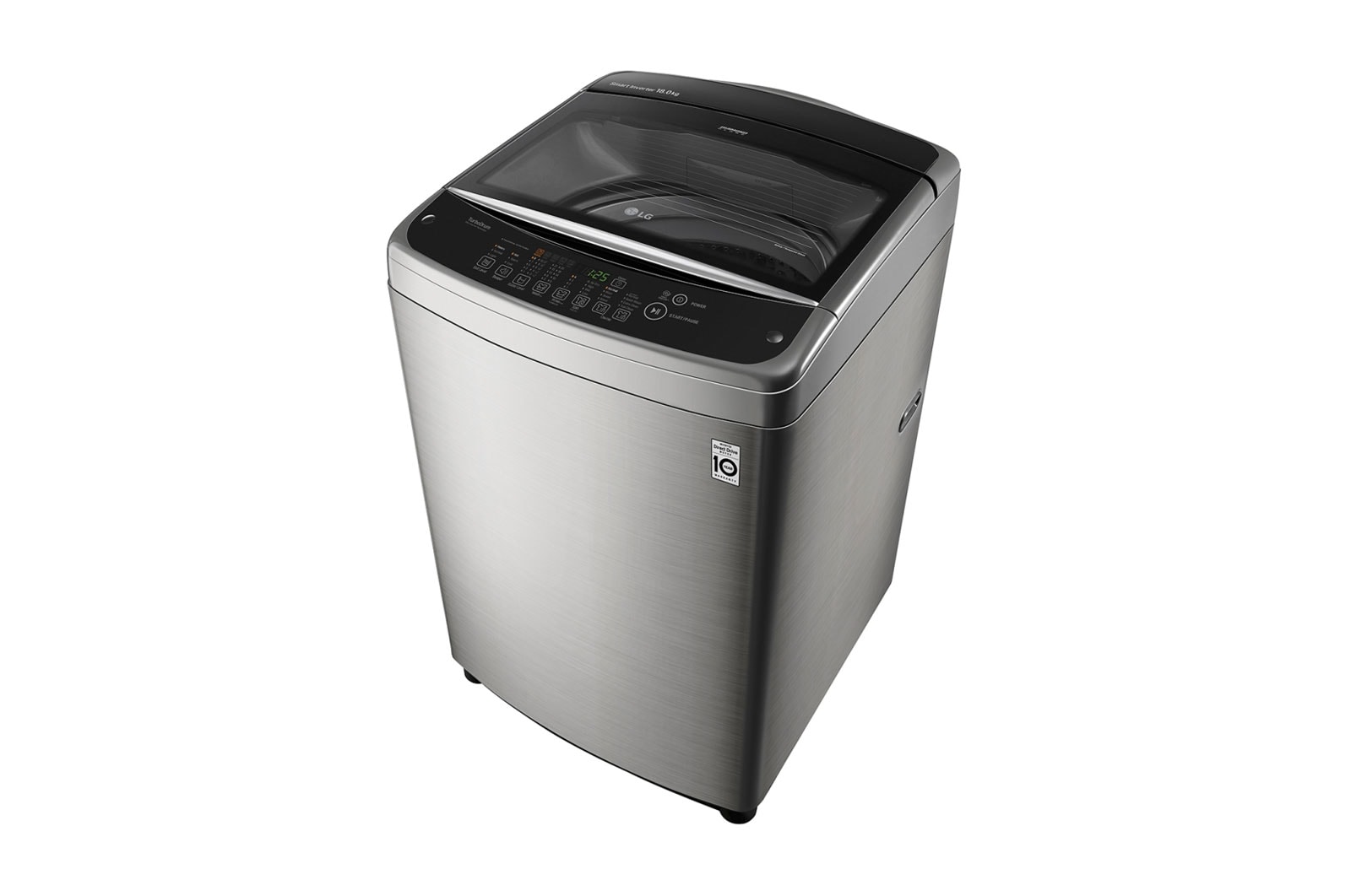 LG Mesin Cuci LG 18kg, Top Loading - Smart Motion dengan Smart Inverter - Metalik, T2518VSAV