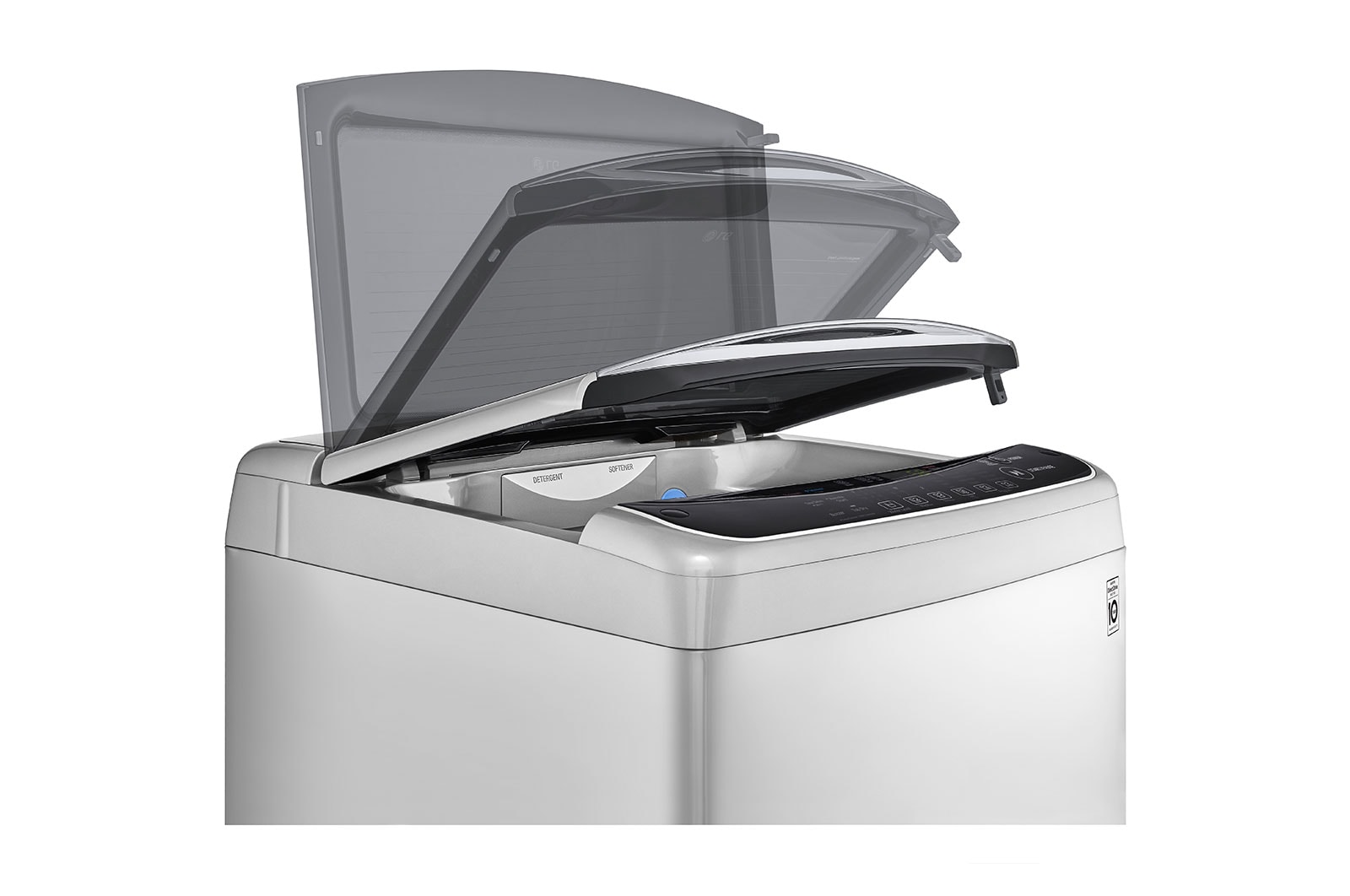 LG Mesin Cuci LG 12kg, Top Loading TurboWash 3D™ dan Full Stainless Tub - ThinQ™ dengan WiFi, TH2112DSAL