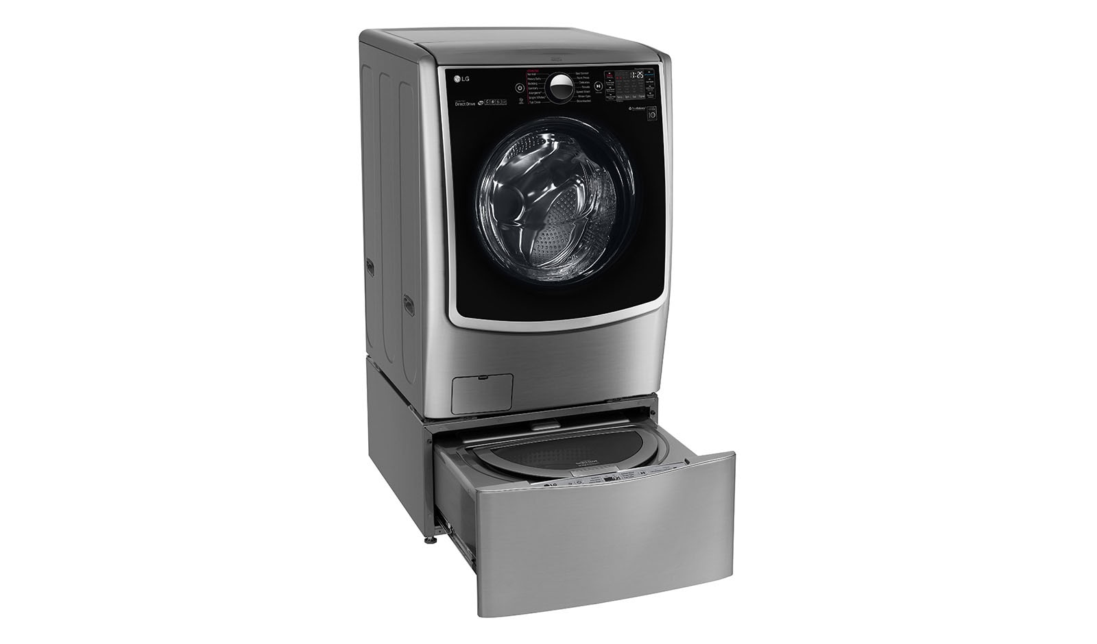 LG Mesin Cuci LG TWINWash™ 21kg / 3.5kg - Cuci Dua Muatan Sekaligus, F2721STWV_T2735NTWV