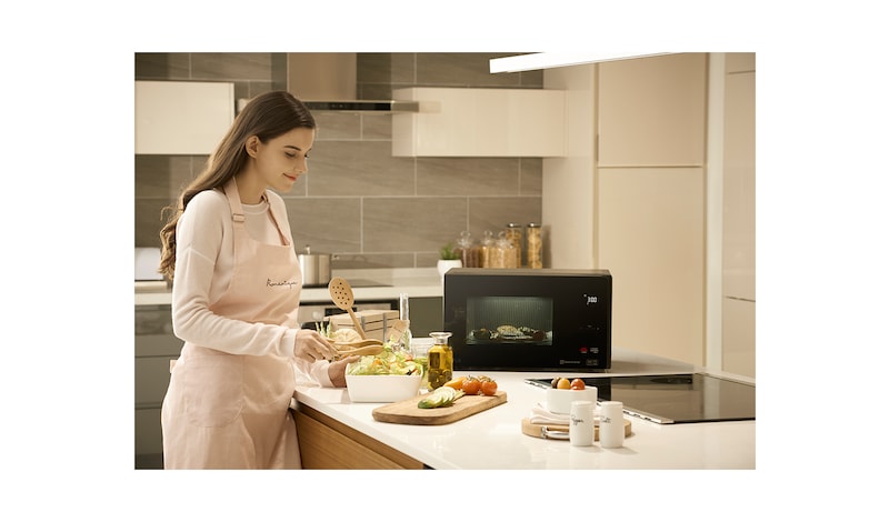 LG 25L NeoChef™ Microwave Solo Smart Inverter, MS2595DIS