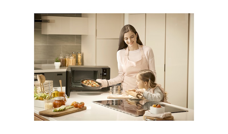 LG 25L NeoChef™ Microwave Solo Smart Inverter, MS2595DIS