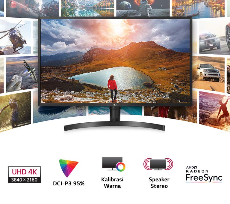 Monitor UHD 4K Kelas 32