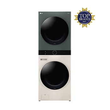 Tampak depan LG Objet WashTower™ 14kg/10kg(WT1410NHEG)