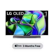 LG Smart TV 4K LG OLED evo C3 77 inci 2023, OLED77C3PSA
