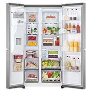 LG 674L / 617L Kulkas Side by Side, GC-L257SFZL