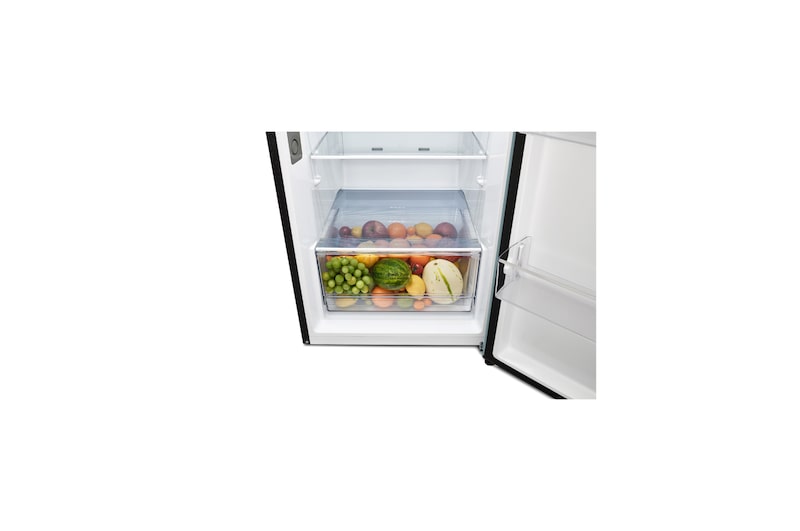 Bottom open door with fruits