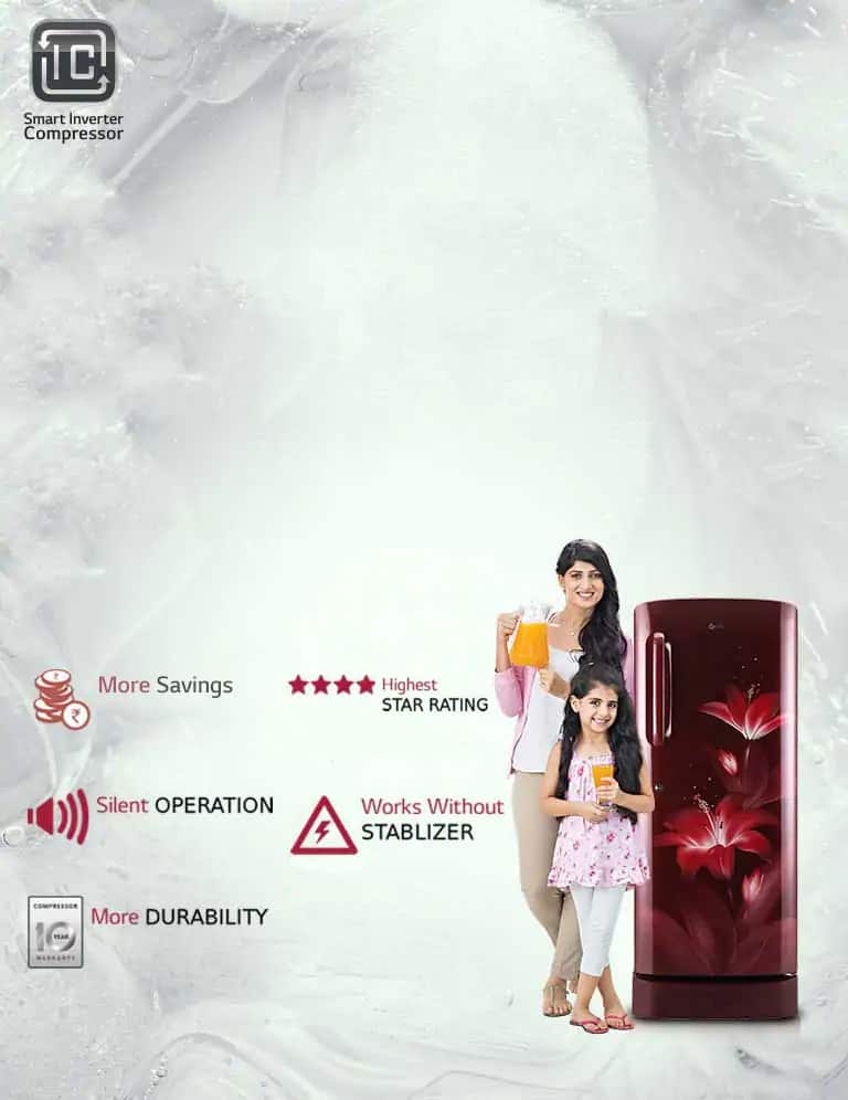 LG Refrigerator Smart Inverter Compressor