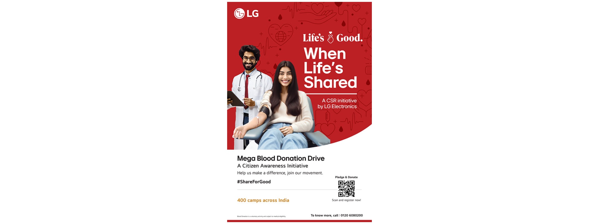 LIFE’S GOOD WHEN LIFE’S SHARED: LG INDIA EXPANDS BLOOD DONATION INITIATIVE ACROSS INDIA