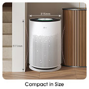 LG 360° purification with 3 step filtration, PM 1.0 Sensor & Wi-Fi enabled, AS60GHWG0