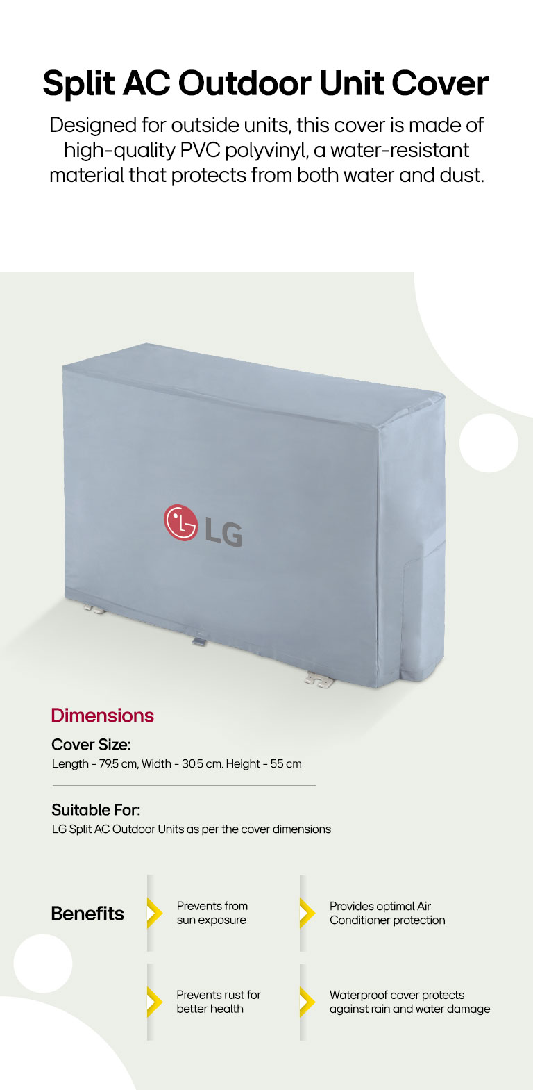 Split AC Outdoor Unit Cover
