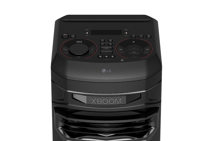 LG RNC7 Party Speaker - XBOOM close up of control panel