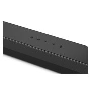 Top angled view of the center of LG Soundbar S40T