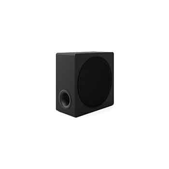 Angled view of subwoofer