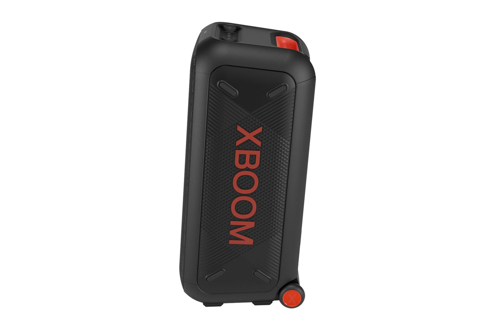 Front view of left side. XBOOM logo is attatched.