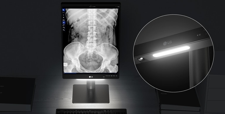 down lighting, and wall lighting offering users to view imaging results on the screen comfortably in the darkroom.