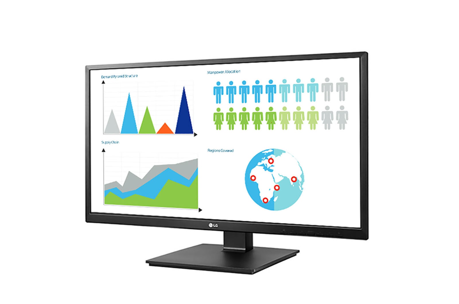 LG 24 (23.8 Diagonal) FHD Multitasking IPS Monitor, 24BK550Y-B
