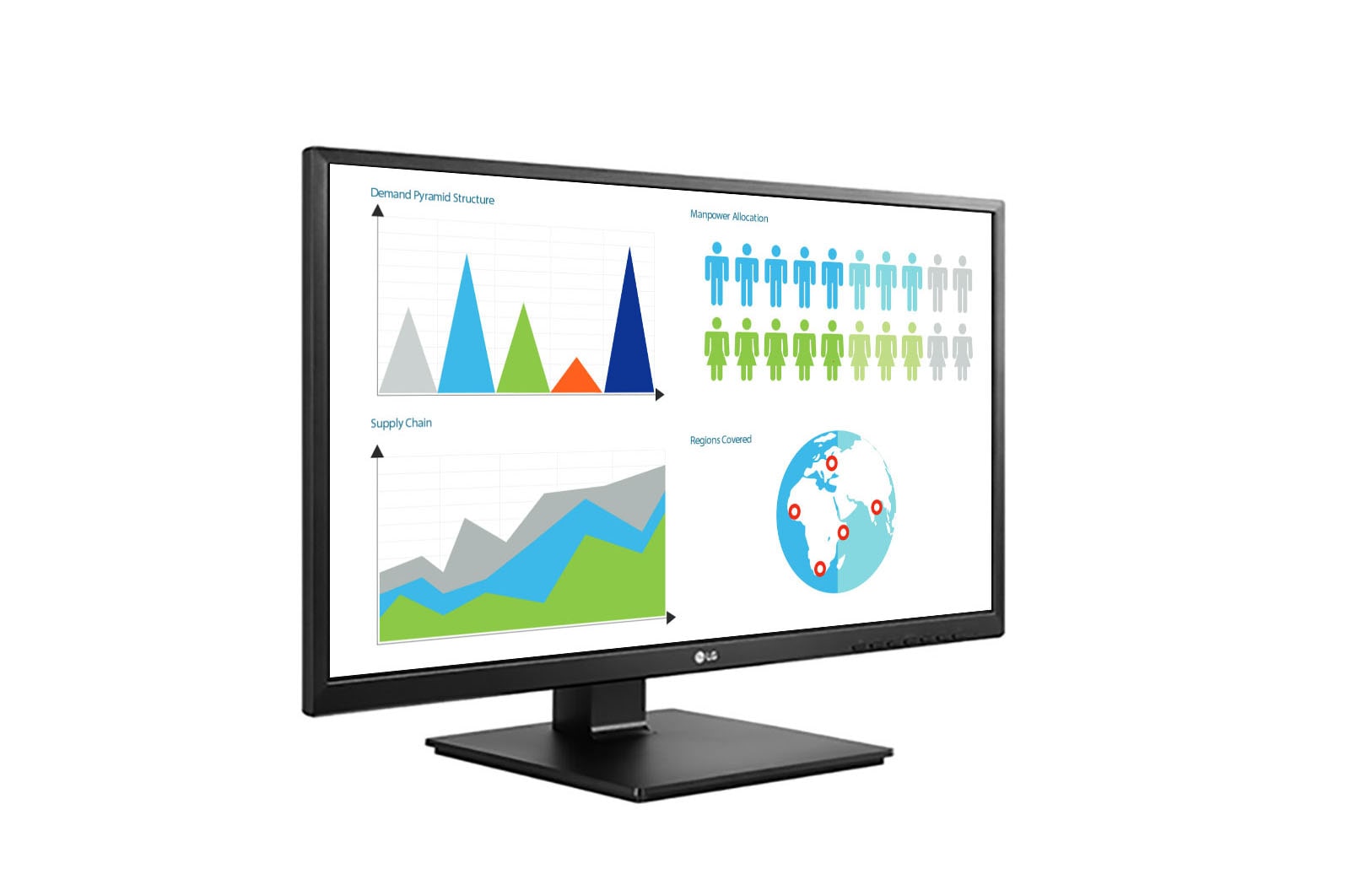 LG 24 (23.8 Diagonal) FHD Multitasking IPS Monitor, 24BK550Y-B