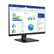 LG 25 (63.50cm) FHD BL55WY Series 16:10 IPS Adjustable Computer Monitor with Flicker Safe & various interfaces, 25BL55WY-B