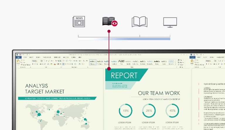 LG 27QN600-B Reader Mode
