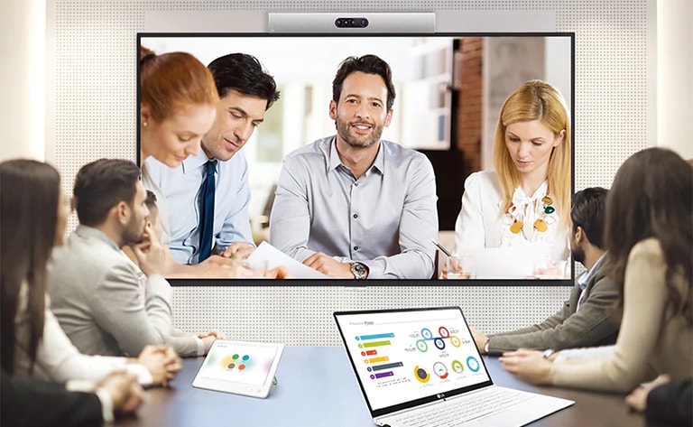 LG 55UH5F Video Conference System