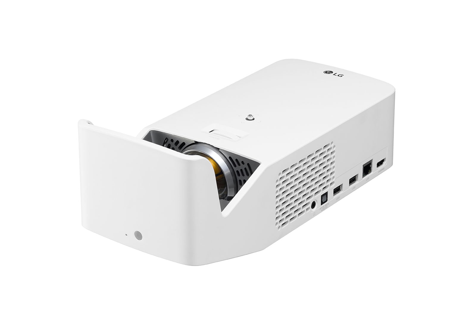 LG UST LED Full HD(1920x1080) Laser Projector RGB LED with 1000(ANSI Lumen) 150,000:1, HF65LG