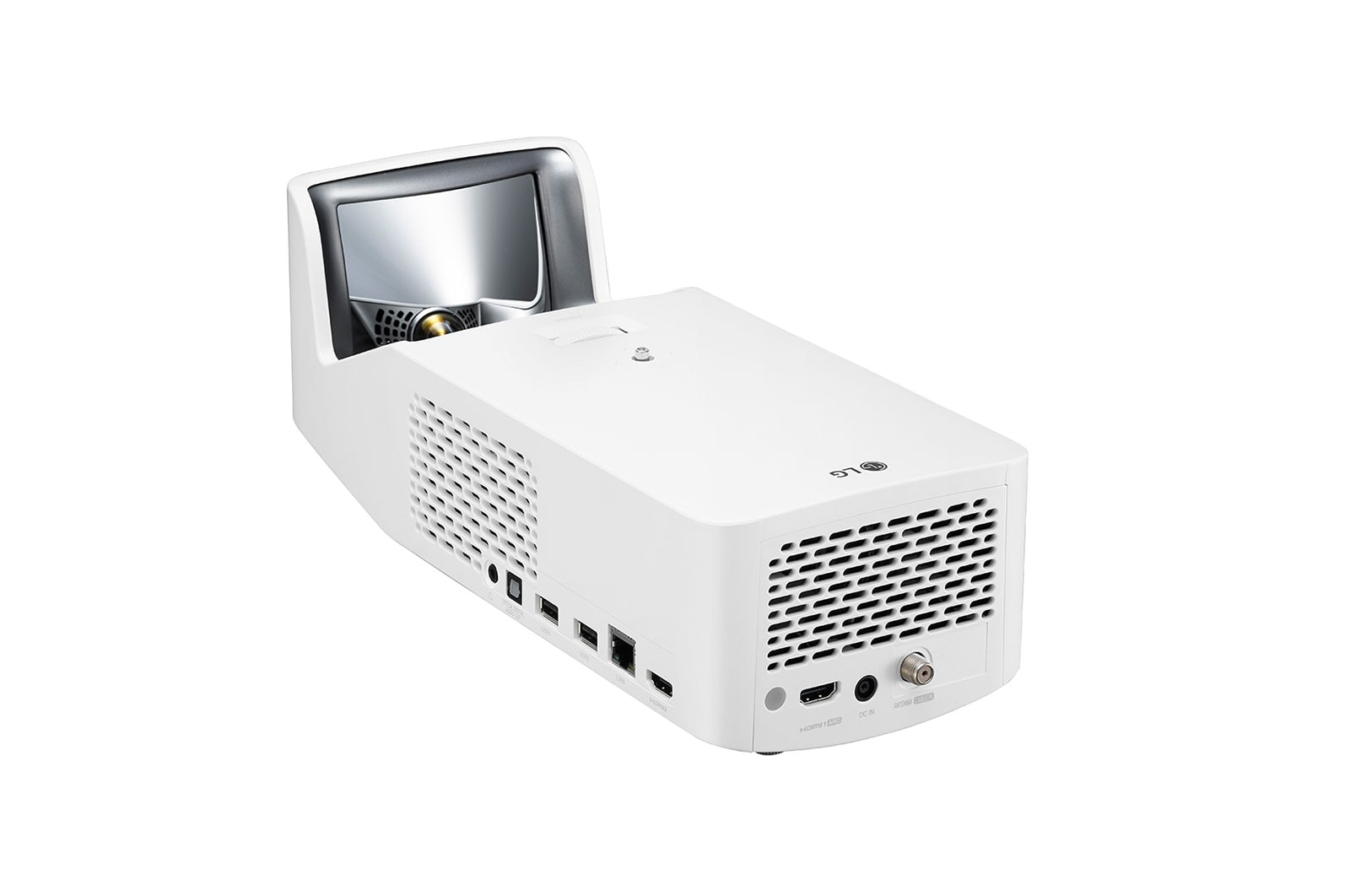 LG UST LED Full HD(1920x1080) Laser Projector RGB LED with 1000(ANSI Lumen) 150,000:1, HF65LG