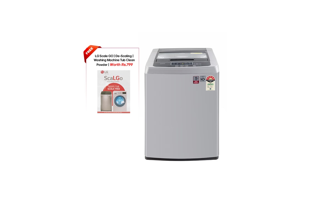 LG T65SKSF4Z top loading washing machine front view