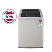 7Kg Top Load Washing Machine, Smart Inverter Motor, Middle Free Silver