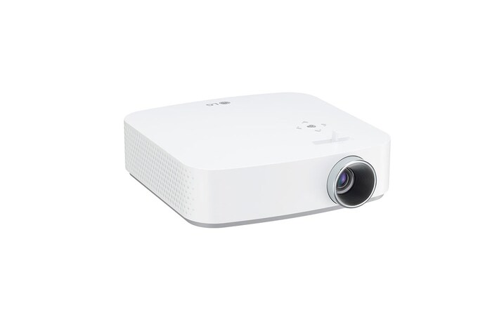LG Full HD LED Smart Home Theater CineBeam Projector with Built-In Battery LED RGB 100,000:1, PF50KG