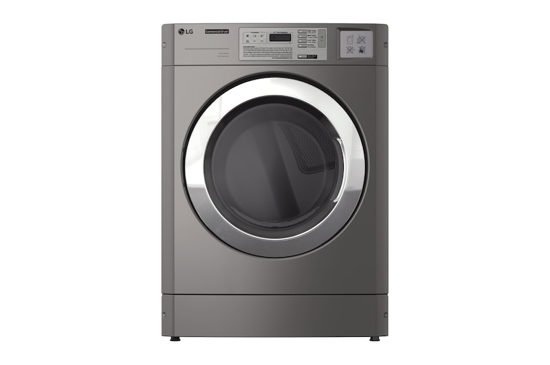 Front view of LG 15 KG Commercial Gas Dryer with Direct Drive Motor, Gyro Balancing System, BLDC Motor and Gas Dryer RN1840CD7