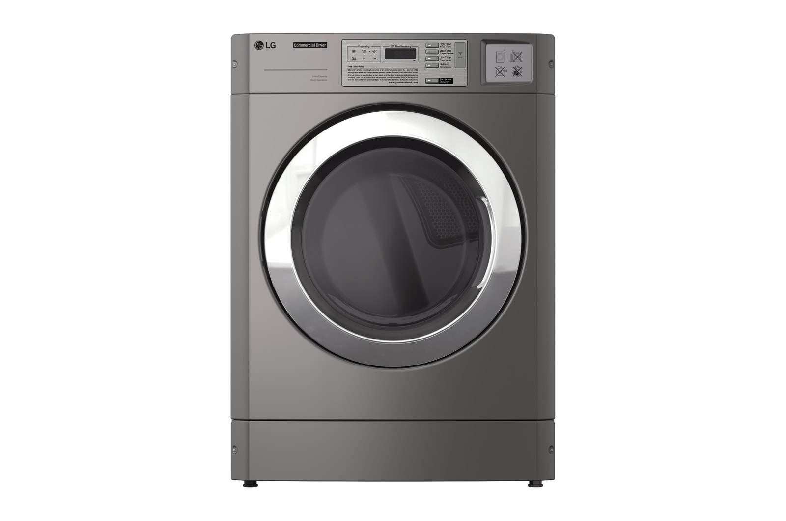 LG RV1329C7T Commercial Dryer front view