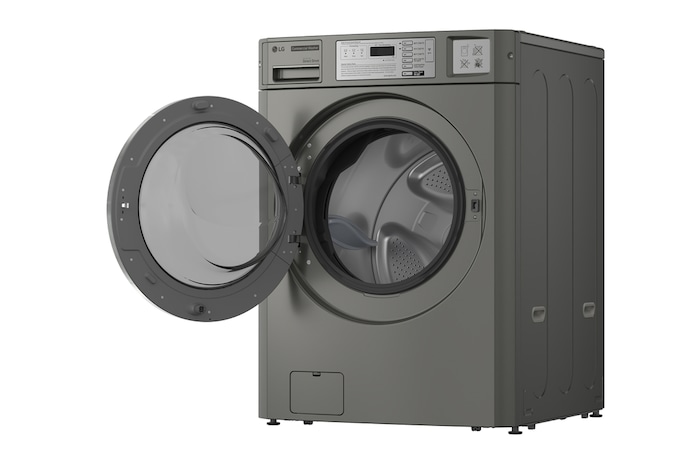 LG CWT29MDOHS Commercial Washer side open view