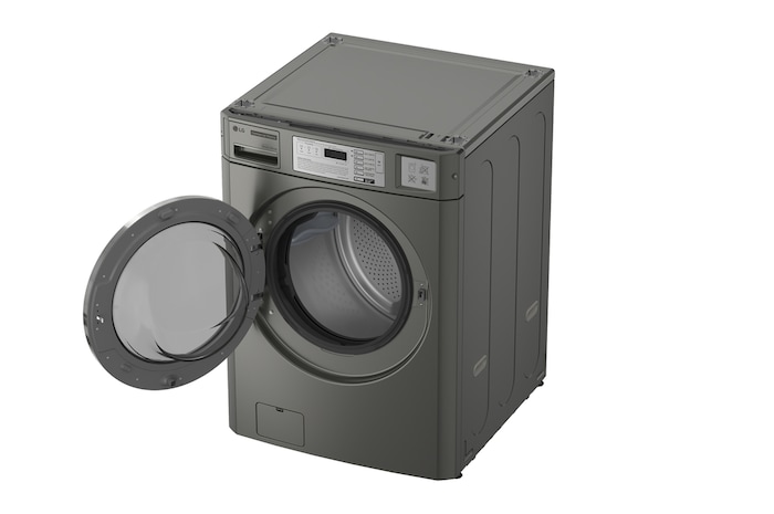 LG CWT29MDOHS Commercial Washer side open view
