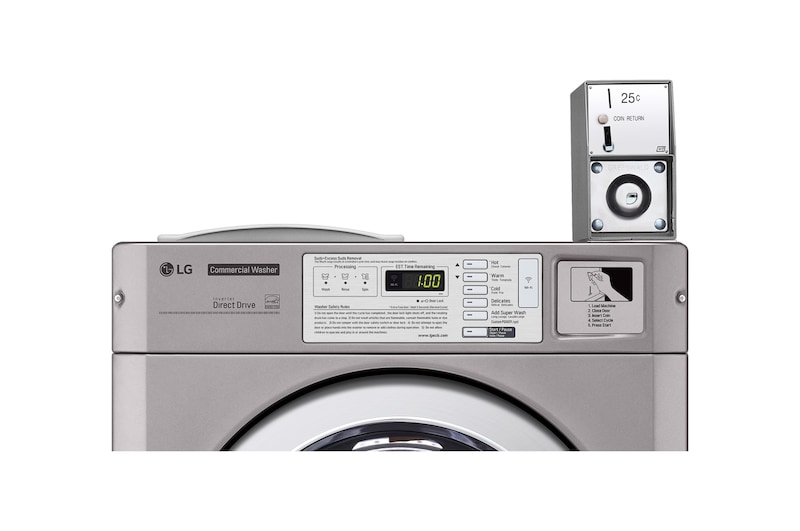 LG 3.7 CU FT Standard Capacity Frontload Washer (Silver), CWG27MDOHS
