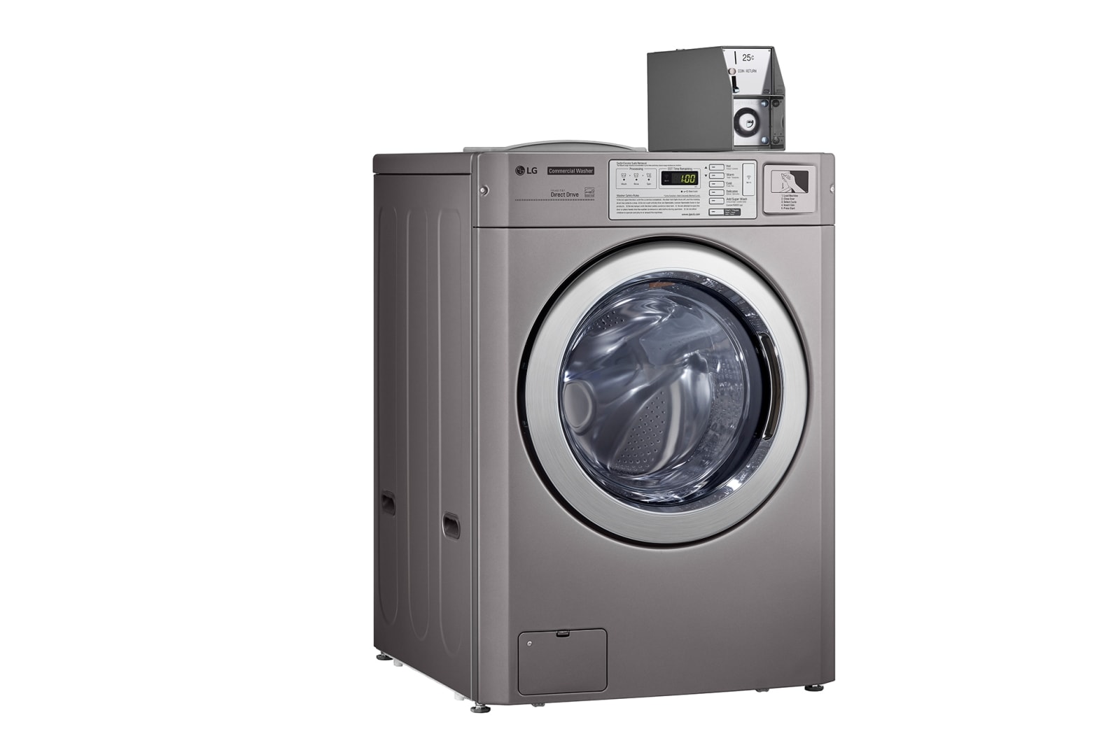 LG 3.7 CU FT Standard Capacity Frontload Washer (Silver), CWG27MDOHS