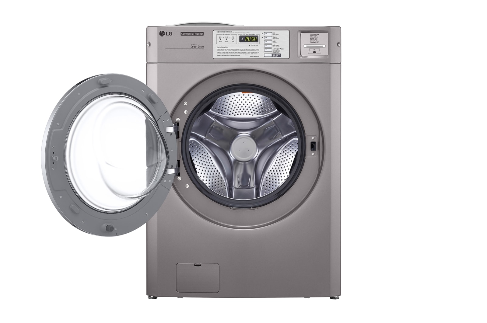 LG 5.2 CU FT Large Capacity Washer (CWT29MDOHS - Silver), CWT29MDOHS