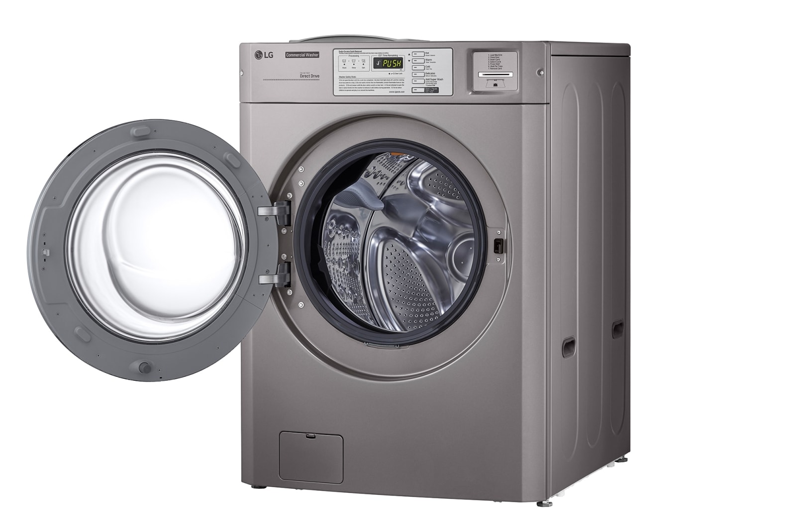 LG 5.2 CU FT Large Capacity Washer (CWT29MDOHS - Silver), CWT29MDOHS