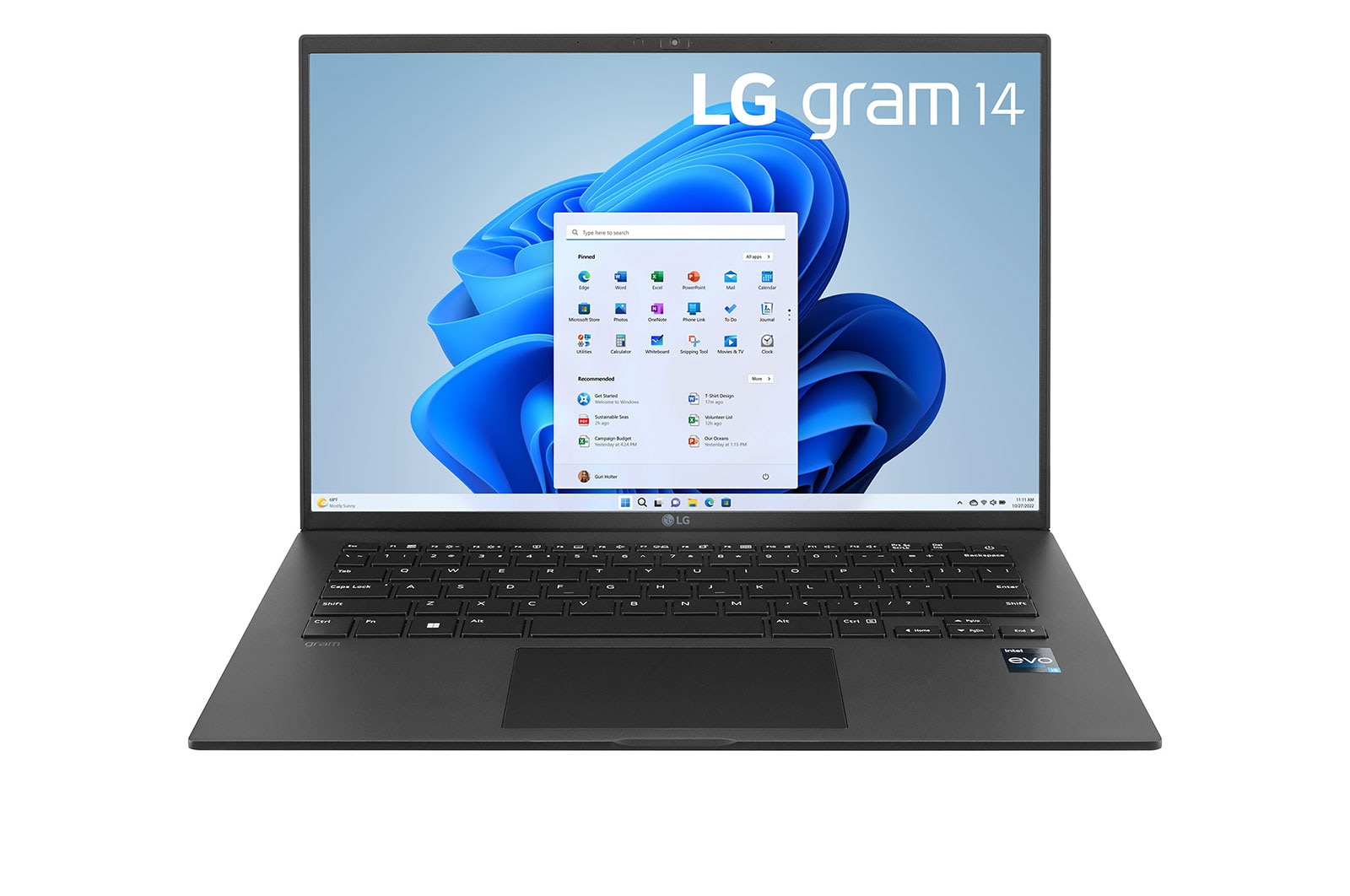 LG gram Ultra-Lightweight with 14 (35.56CM) 16:10 IPS Display and Intel® Evo™ platform, 14Z90R-G.CH75A2