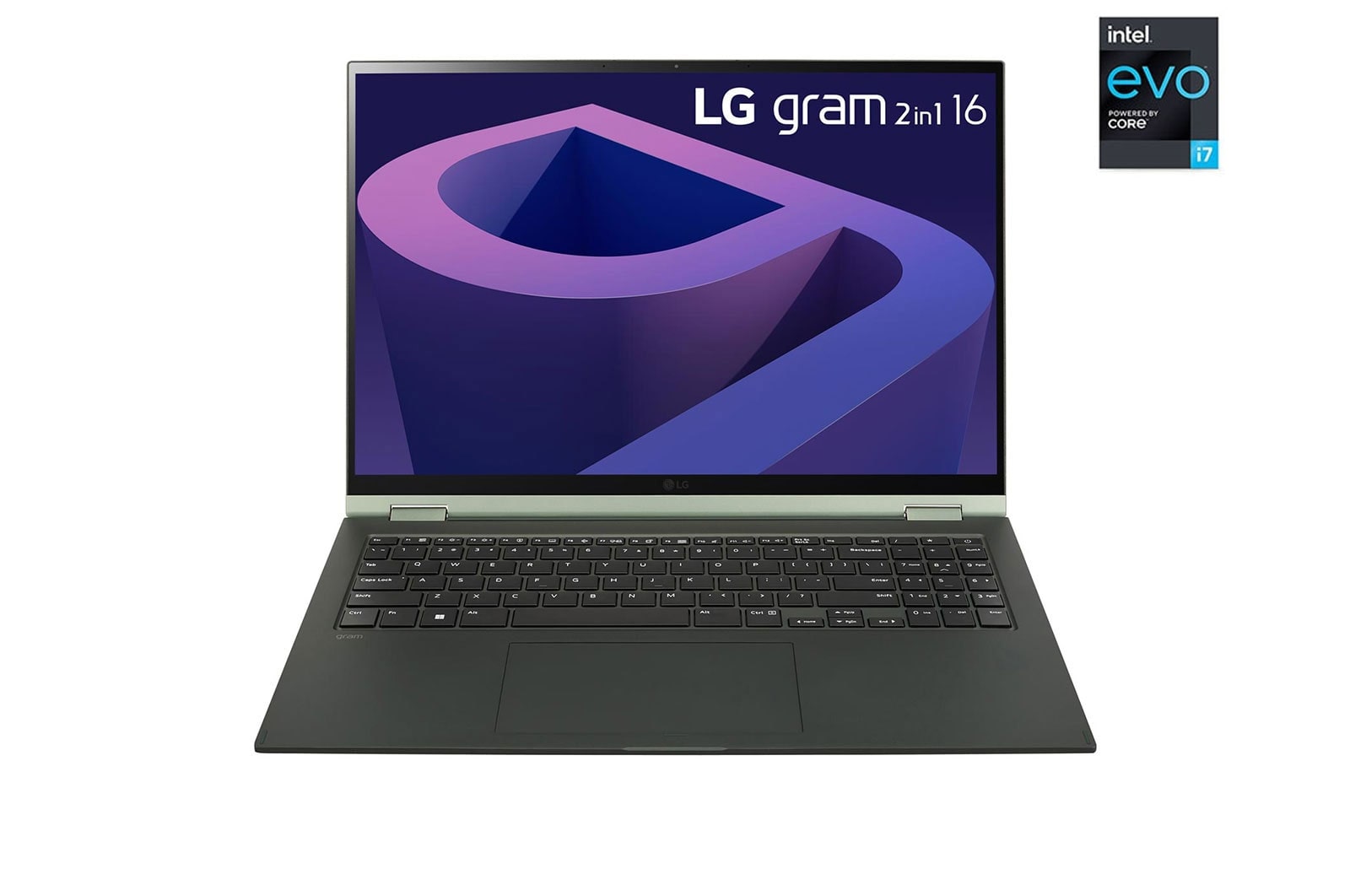 LG gram 2-in-1 Ultra-Lightweight with 16 (40.6cm) 16:10 IPS Display with LG Glance by Mirametrix®, 16T90Q-G.AH75A2