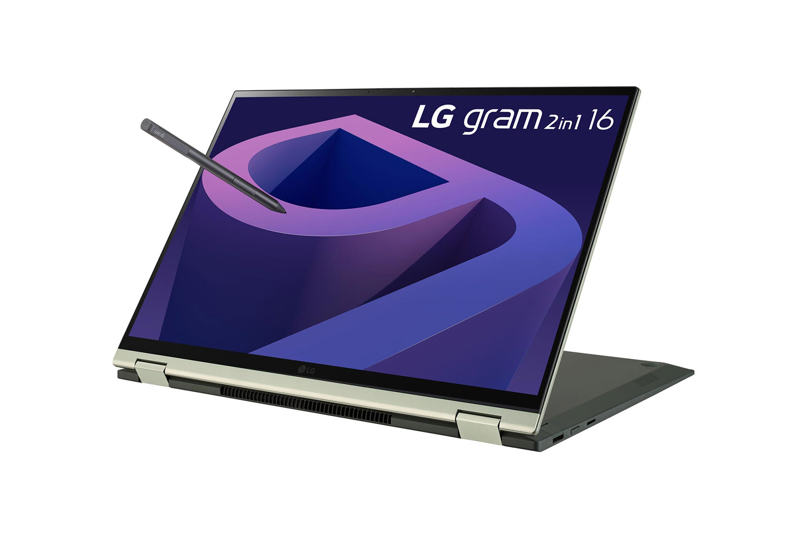 LG gram 2-in-1 Ultra-Lightweight with 16 (40.6cm) 16:10 IPS Display with LG Glance by Mirametrix®, 16T90Q-G.AH75A2