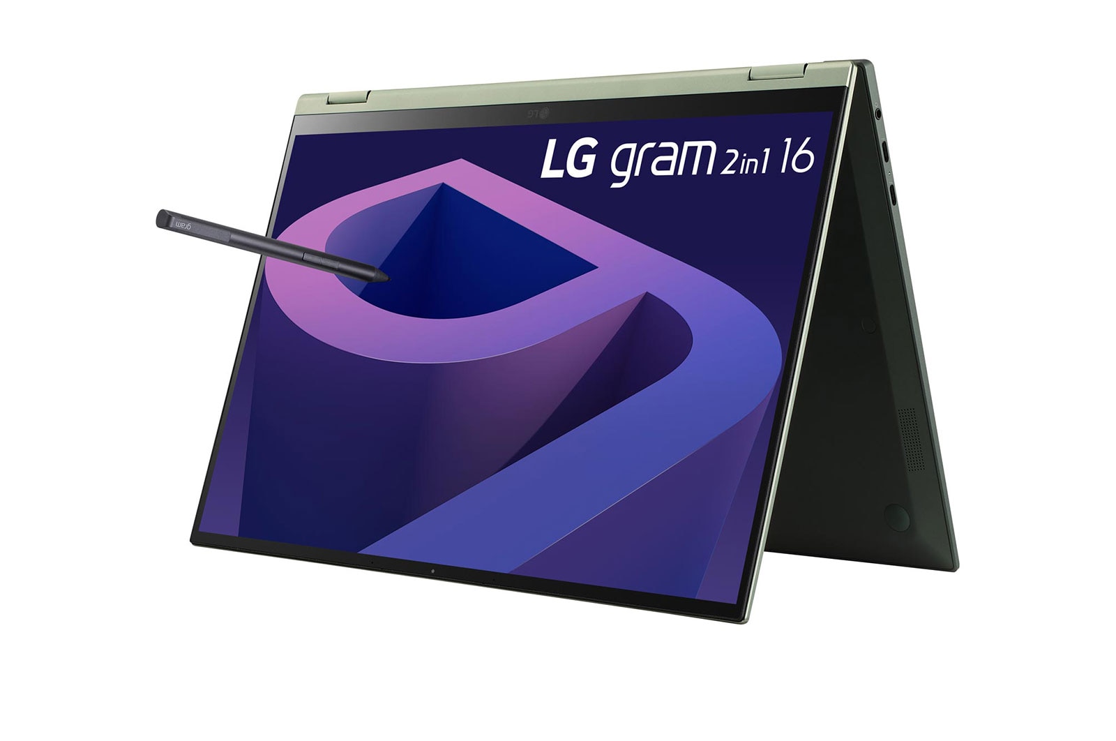 LG gram 2-in-1 Ultra-Lightweight with 16 (40.6cm) 16:10 IPS Display with LG Glance by Mirametrix®, 16T90Q-G.AH75A2